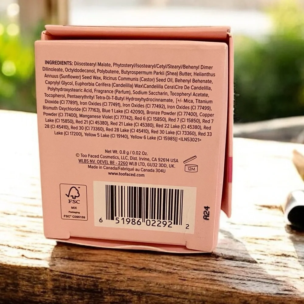 💎 Too Faced Limited Edition Lipgloss Bauble Gloss Ring Full-Size New In Box